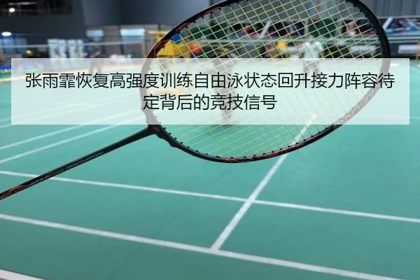 张雨霏恢复高强度训练自由泳状态回升接力阵容待定背后的竞技信号