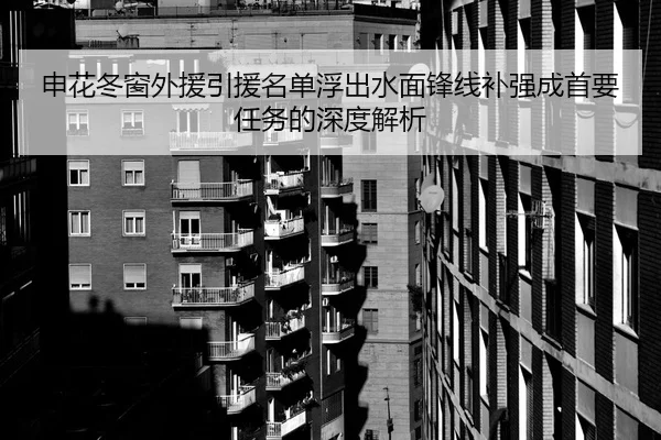 申花冬窗外援引援名单浮出水面锋线补强成首要任务的深度解析